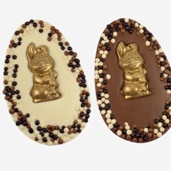 Golden Bunny Decorated Easter Egg Bar