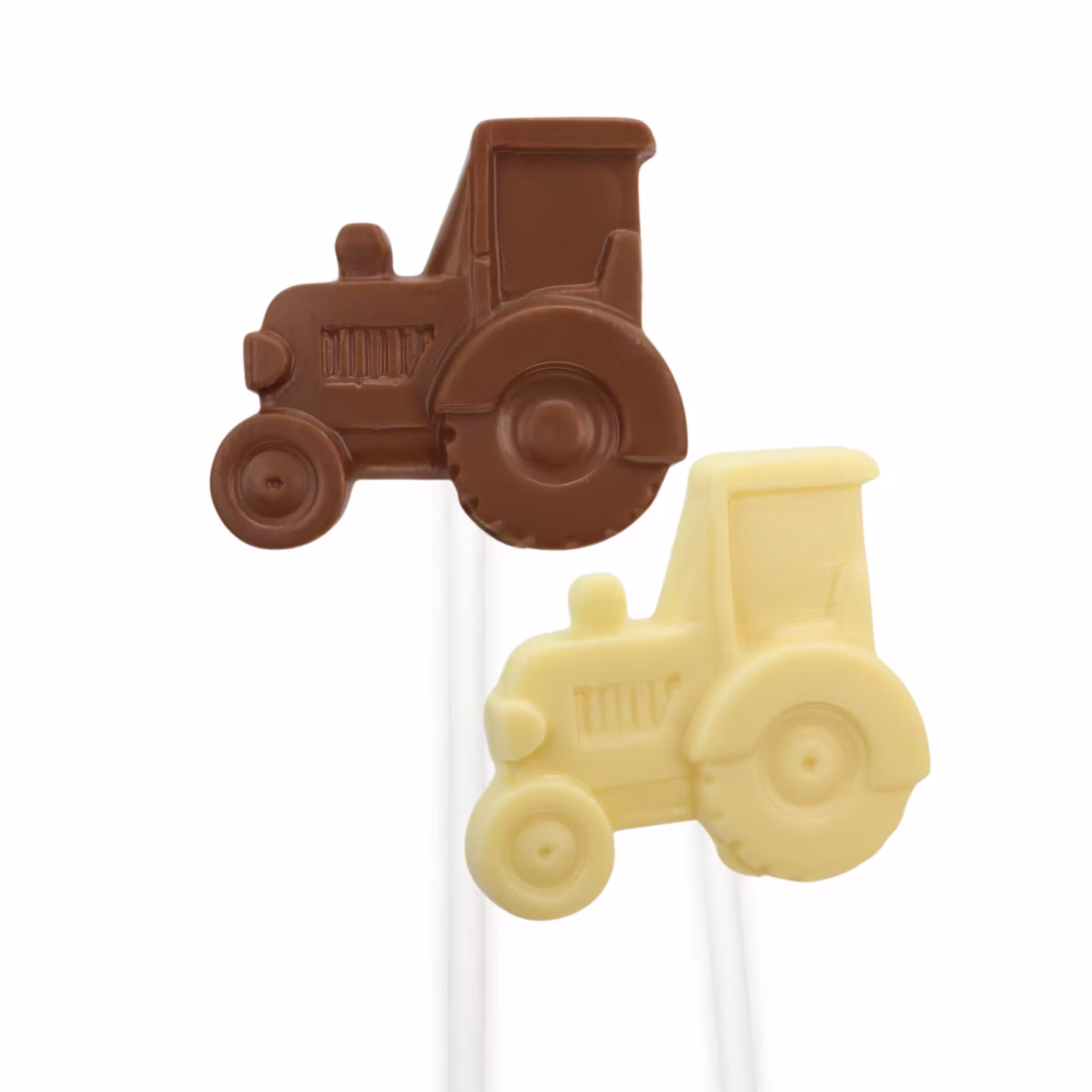 Tractor shaped chocolate lollipops - Image 5