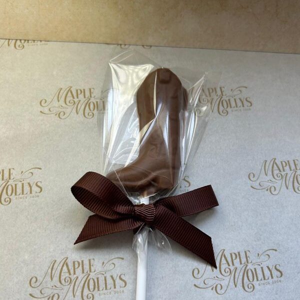 Cowboy Boot Chocolate Lollipop Small