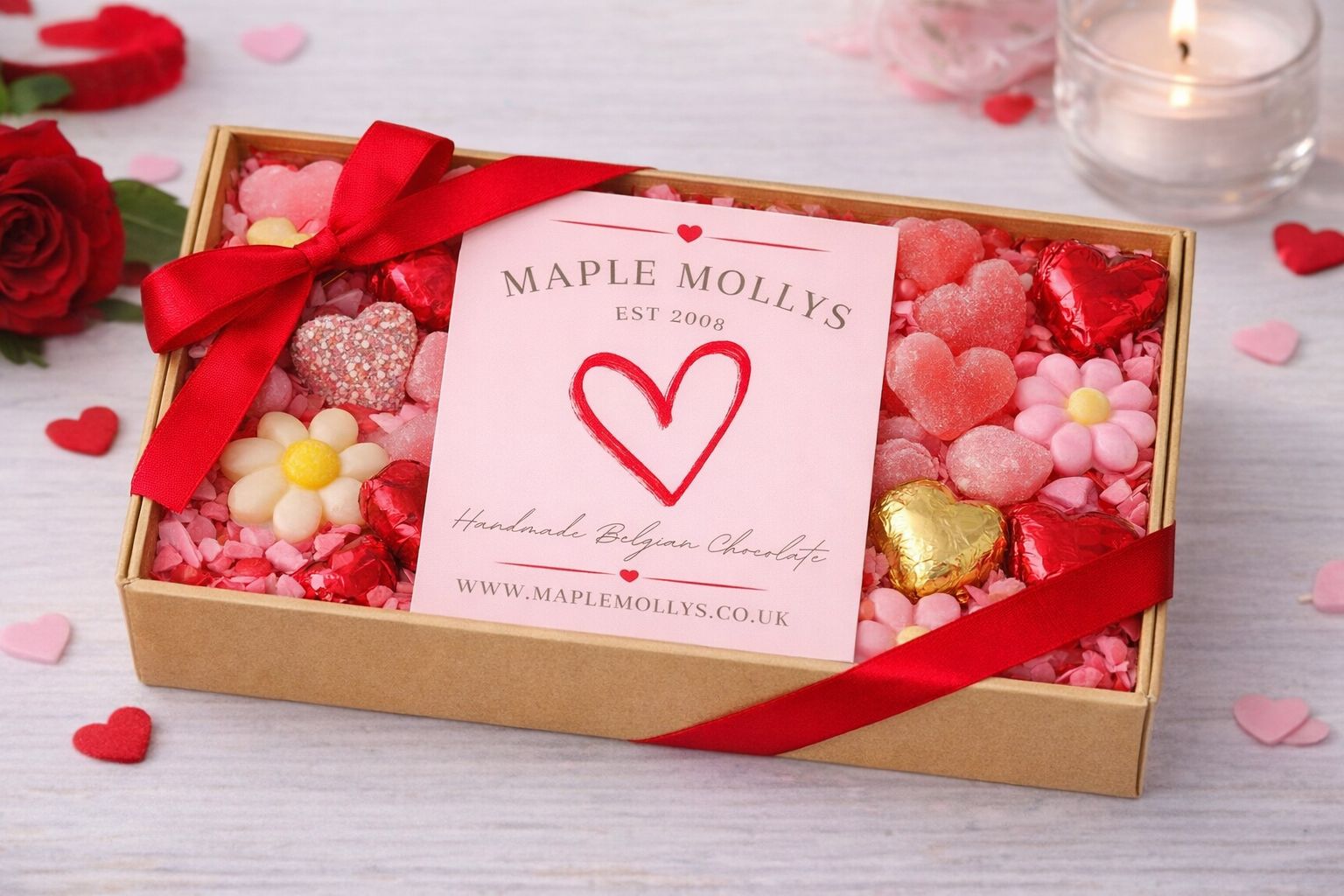 Valentines Sweet Filled Heart Chocolate Gift Box - Image 3