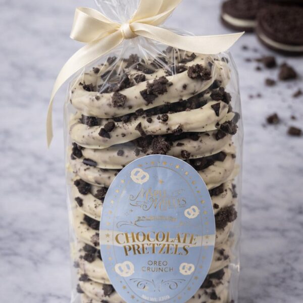 Oreo Crunch Gourmet Chocolate Covered Pretzels WHITE LIMITED EDITION