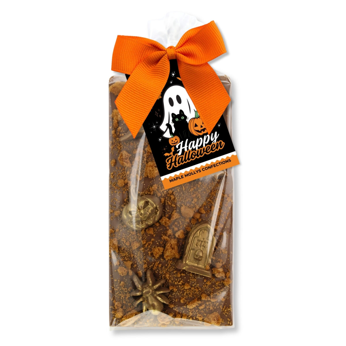Halloween Biscoff Filled Chocolate Bar - Image 4