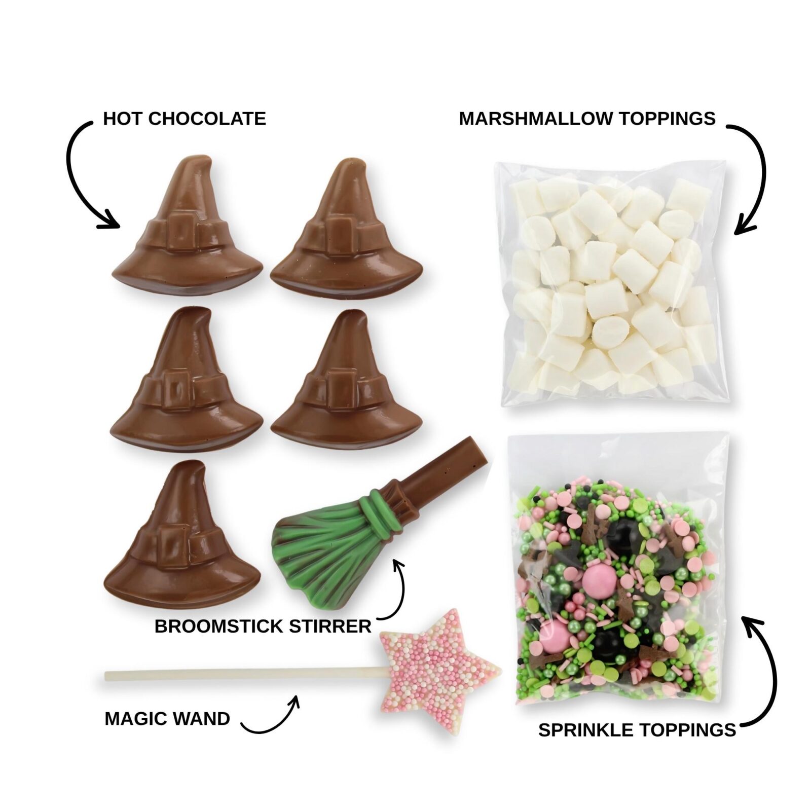 WICKED WITCH HOT CHOCOLATE KIT GIFT BOX