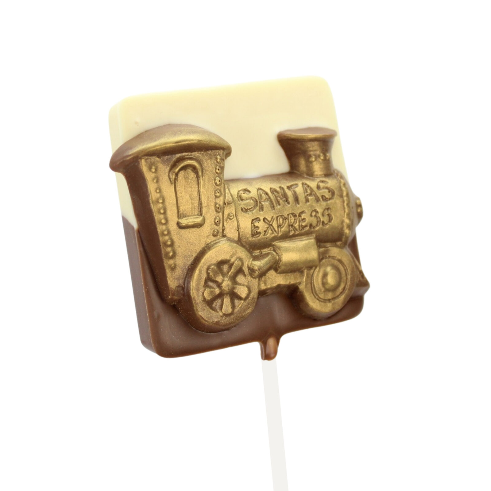 Santa's express train chocolate lollipops